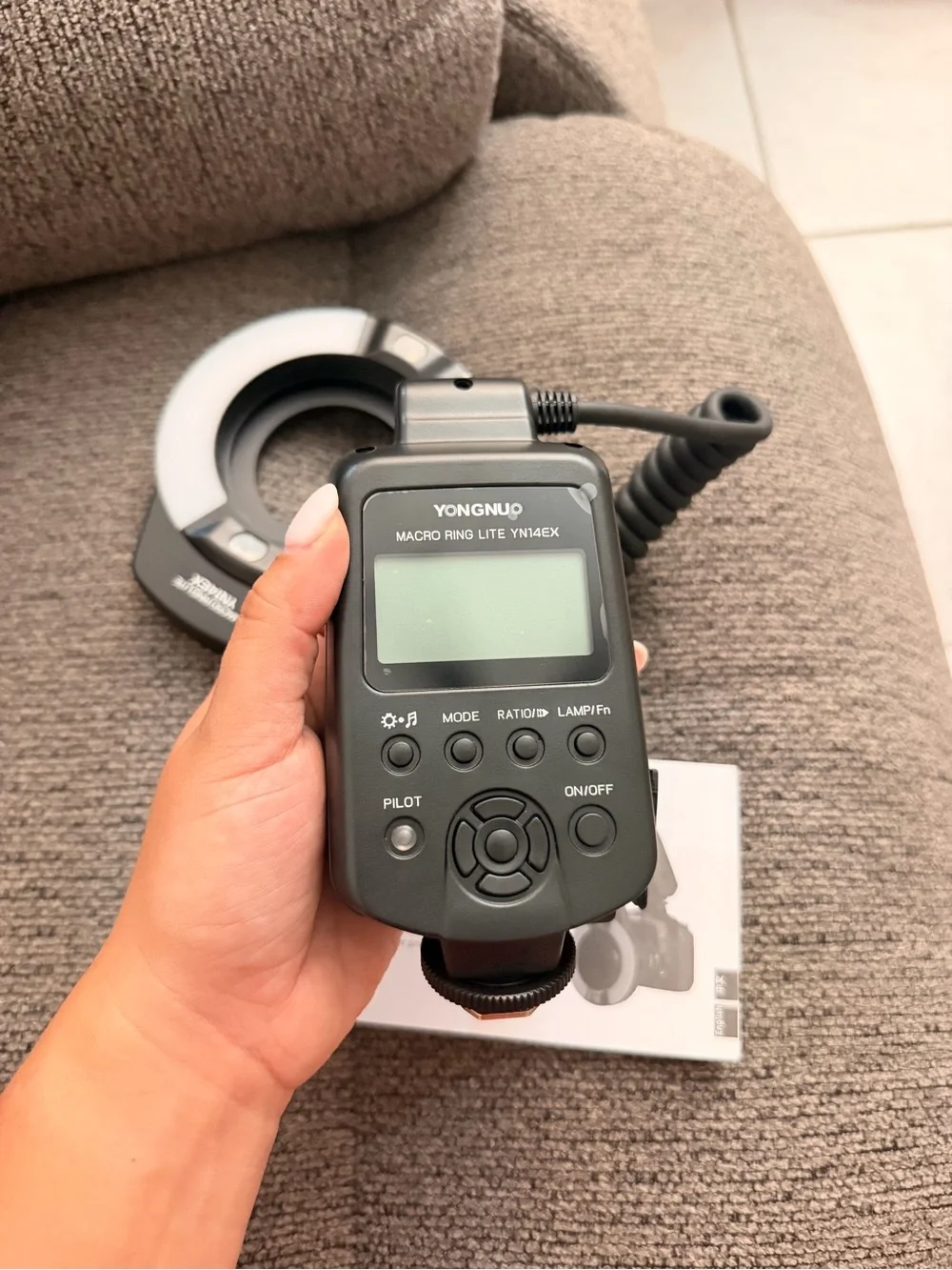 YONGNUO Macro Ring Lite YN-14EX Flash for Canon Cameras - Black